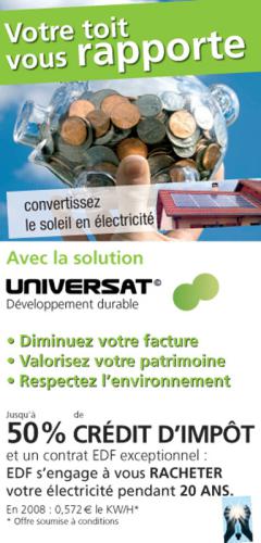 Universat , énergies renouvelables - logo, plaquettes