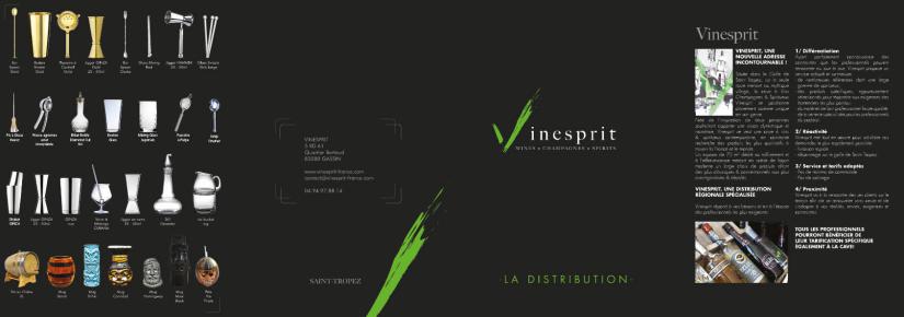 Vinesprit , vins - logo, plaquette, enseigne