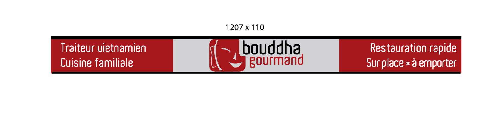 Bouddha Gourmand ,  restauration - enseignes, panneautage