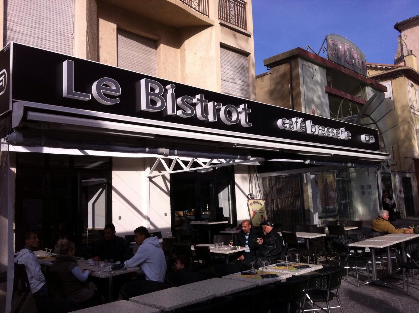 Le Bistrot , bar - enseignes, panneautage