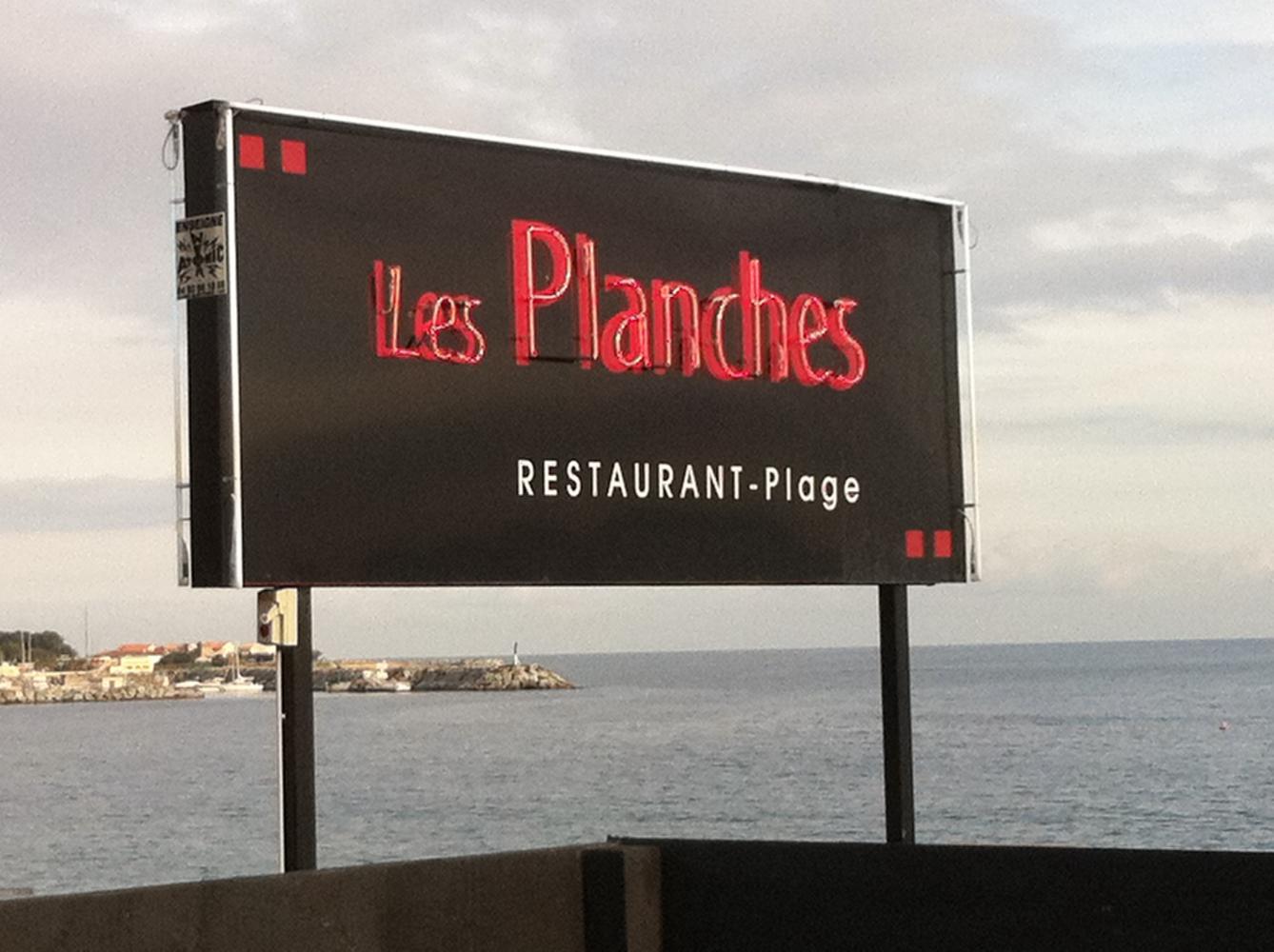 les planches , restauration - enseignes, panneautage